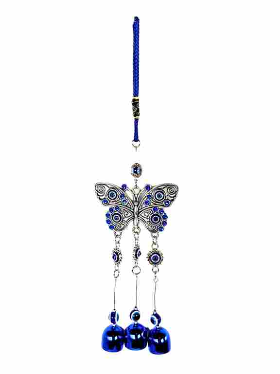 Butterfly Evil Eye suspendu